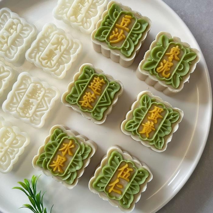 Cetakan Mooncake 100gr cetakan mooncake cetakan kue bulan 100gr new