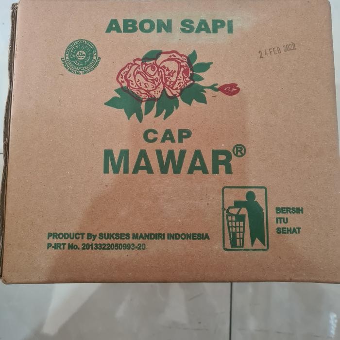 

Abon Sapi Cap Mawar 1Ds (4Kg).