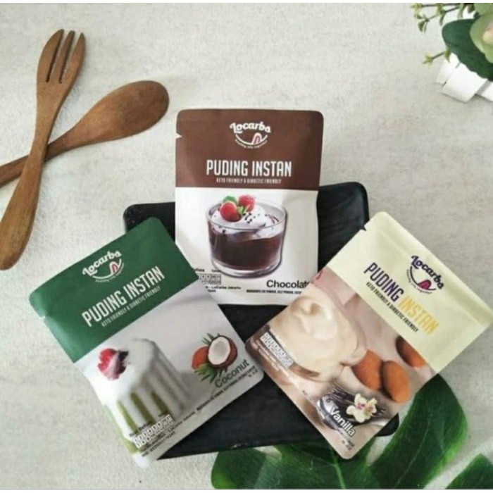 

LEZAT- Puding Pudding Instant Sehat Diet Debm Keto Friendly Halal