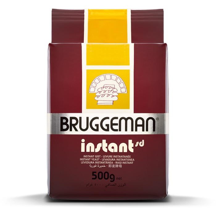 

LEZAT- Bruggeman Instant Dry Yeast Ragi Kering Instan 4X11Gr Pengembang Kue