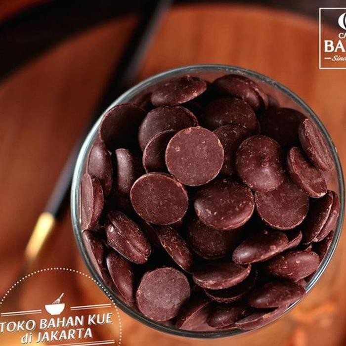 

LEZAT- Cacao Barry Mi Amere Repack 100Gr 58% Dark Chocolate Couverture Coin Baking Coklat