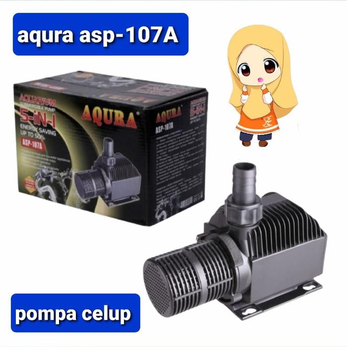 SIAP KIRIM POMPA CELUP AIR AQUARIUM KOLAM ASP AQURA 107A