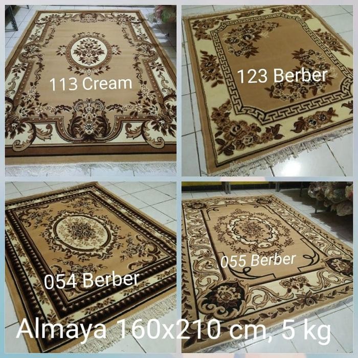2PECAHBELAH KARPET PERMADANI TEBAL MODREN KLASIK TERFAVORIT 2X160 CM