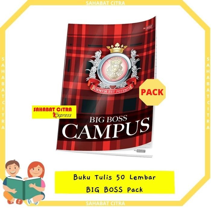 

Paket Lengkap 8 Buku Tulis Boxy Bigboss 50 Lembar Sampul Tebal