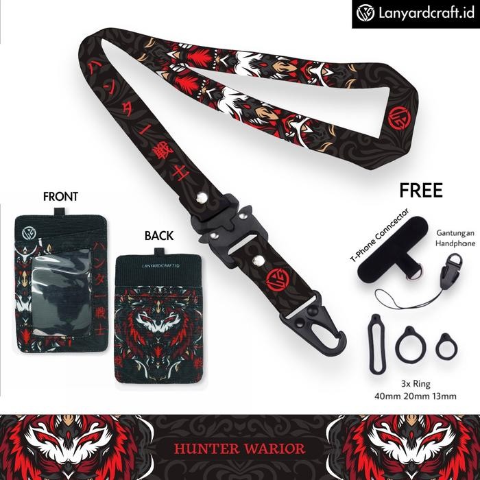 

promo lc.id lanyard craft hunter warrior v4 gantungan card printing