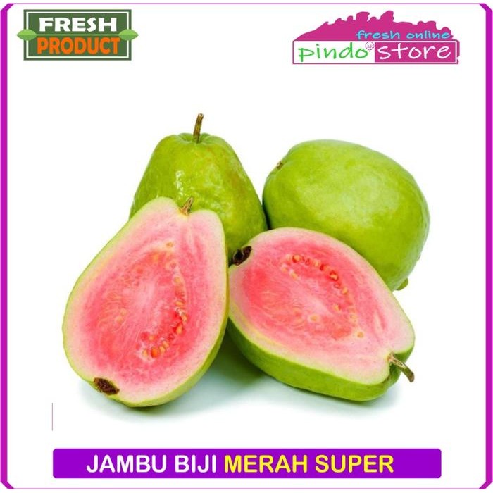 

NATURE- Jambu Biji Merah / Jambu Klutuk Segar 1Kg
