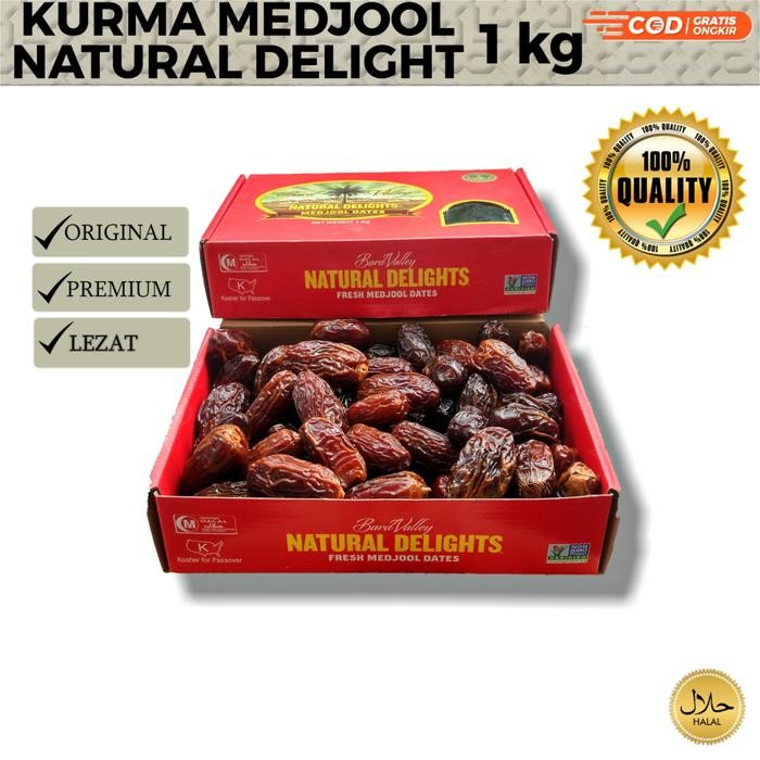 

NATURE- Kurma Medjool California 1 Kg / Natural Delights / Kurma Premium