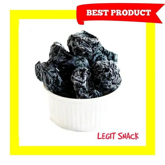 

NATURE- Manisan Buah Plum Kering Hitam Tanpa Biji / Dried Prunes / Prune