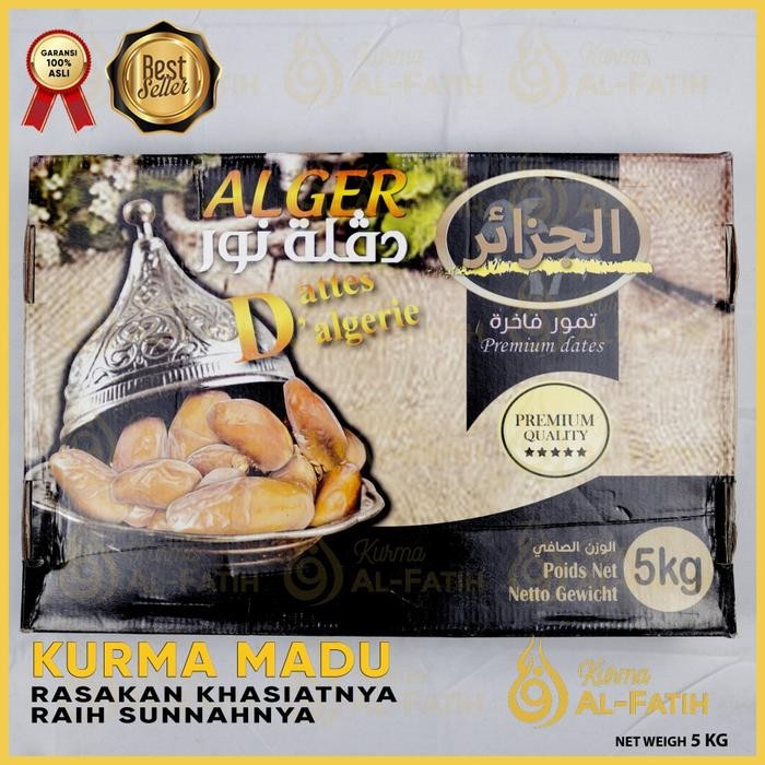 

NATURE- Kurma Tunisia Madu 5Kg / Dus Kurma Tunis Non Tangkai Premium