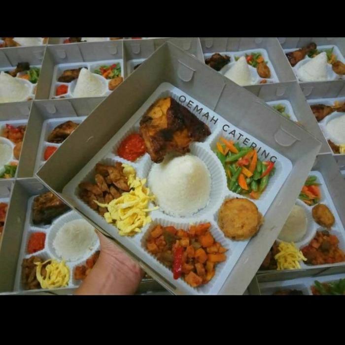 PROMO INER MIKA PLASTIK 20X20 SEKAT 7(BUAT BOX NASI KOTAK 20X20)