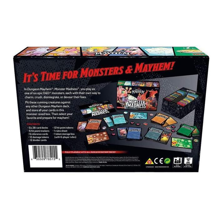 Dungeons & Dragons Dungeon Mayhem: Monster Madness Board Game