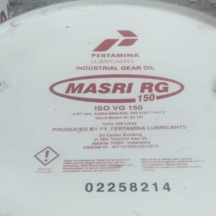 OLI PERTAMINA MASRI RG 150 ISO VG 150 / 209 LITER