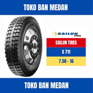 BAN TRUK SAILUN S711 750 R16 KAWAT ( KOMPLIT BAN DALAM DAN SELENDANG )