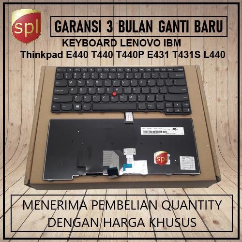 KEYBOARD LENOVO THINKPAD E440 E431 L440 T431S T440 T440P BLACK 4 BAUT ORIGINAL QUALITY
