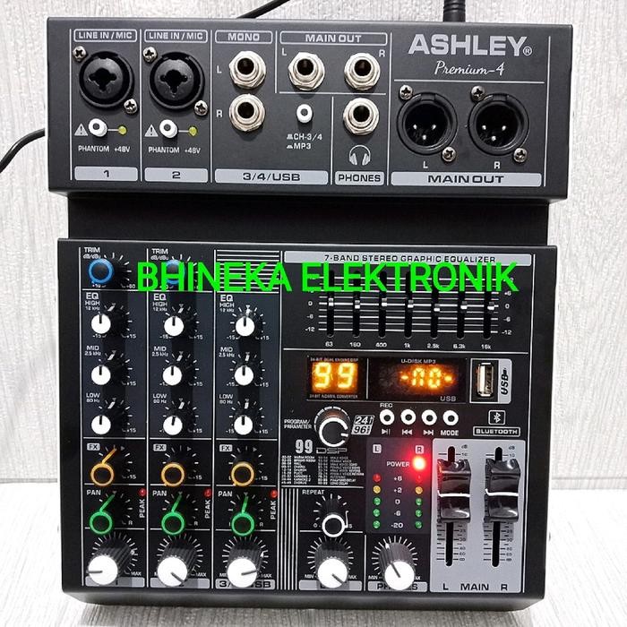 Mixer Ashley Premium4 / Premium 4 Mixer 4 Channel Original