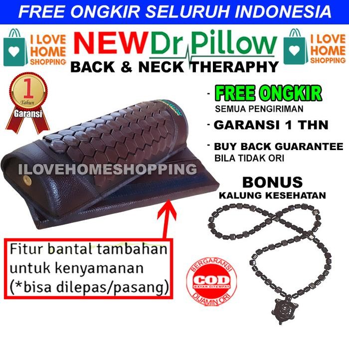 Siap Kirim Dr Pillow Terapi Leher & Pinggang Tourmaline Korea Original