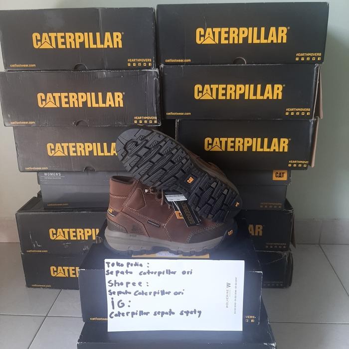 TERBARU SEPATU SAFETY CATERPILLAR DEVICE CT WP SIAP KIRIM PACKING AMAN