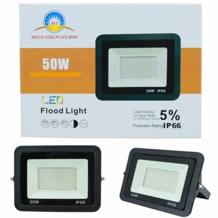 Lampu Sorot LED 50 Watt Flood Light IP66 (Garansi 1 Tahun)