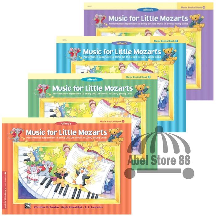 

Music for Little Mozart Recital Book 1/2/3/4 - Buku Piano Pemula Anak