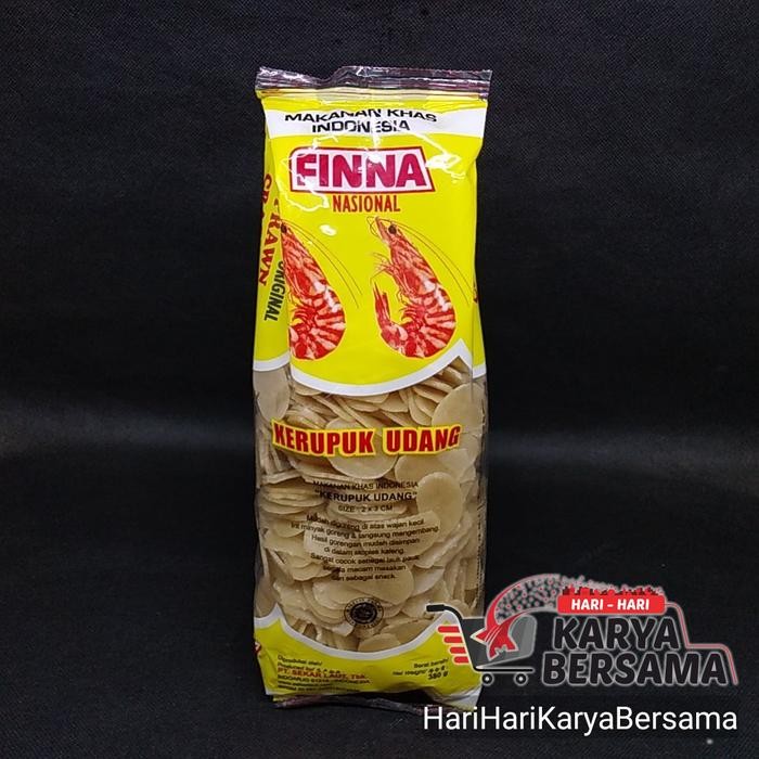 

ASLI FINNA KERUPUK UDANG NASIONAL 380GR READY STOCK