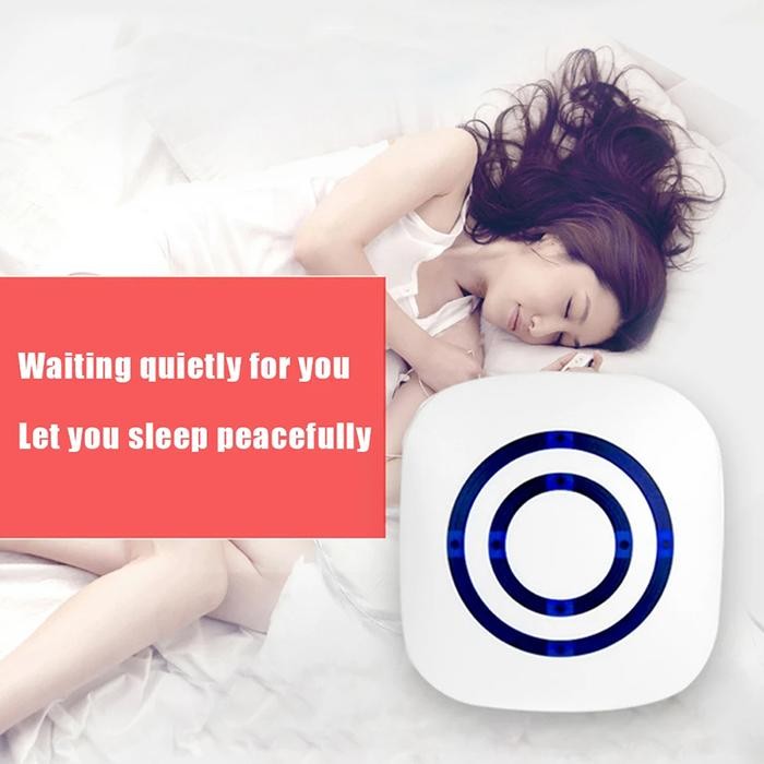 COD Bel Pintu Nirkabel PIR Sensor Inframerah Detektor Gerak Masuk Bel Pintu Alarm W/Receiver &