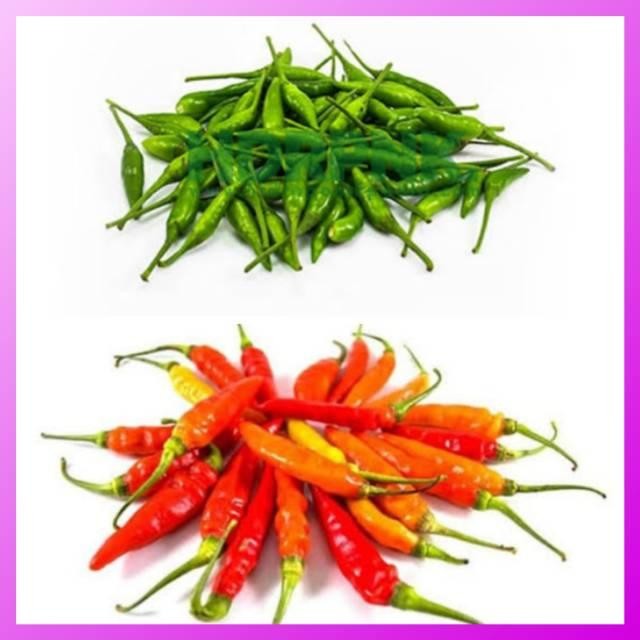 

LUXEHEALTH- Cabai Rawit Merah / Hijau 250 Gram - Campur