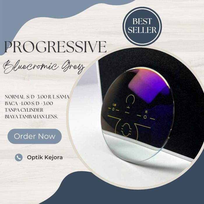 LENSA PROGRESIF BLUECROMIC (BLUERAY+PHOTOCROMIC) MINUS PLUS