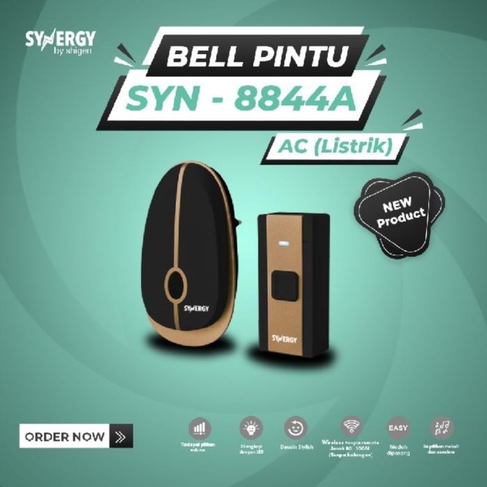 PJ Bel Pintu Rumah MASKO/ Digital AC Wireless Door Bell WIFI/ Tanpa Kabel