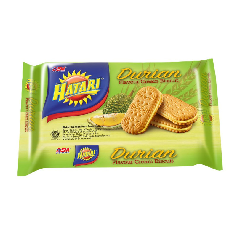 Hatari Sandwich Biskuit Durian 190G