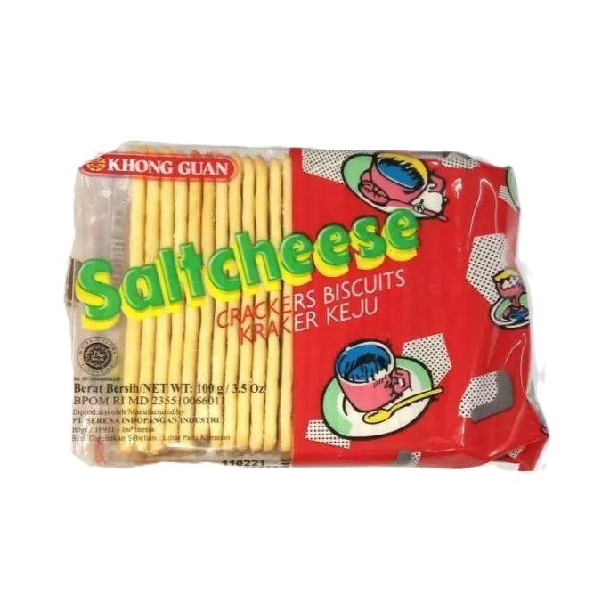 

Khong Guan Saltcheese Crackers 100G