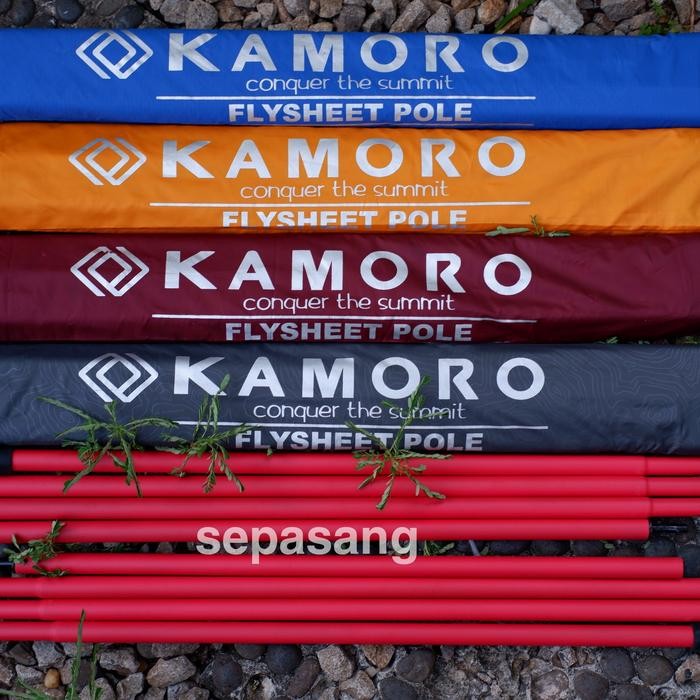 Kamoro Tiang Flysheet 200x200 cm - Tent Set Frame Sepasang