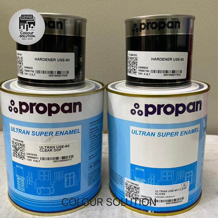 Ultran Use-60 Clear 1Kg Set/Pelapis Lantai Grc/Pelapis Grc/Coating Lantai/Pelapis Acian/Pelapis Besi