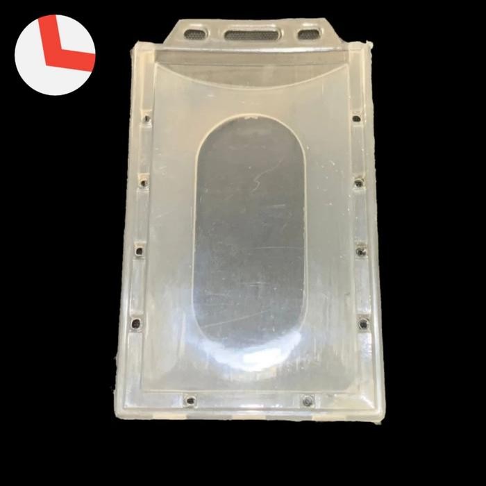 

Ready Frame Id Card Transparan 1 Lubang Dua Sisi Holder