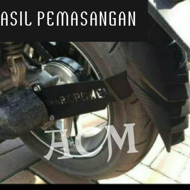 New Mudguard Belakang Aerox 155 / Penutup Ban Belakang Aerox 155 Terlariss 