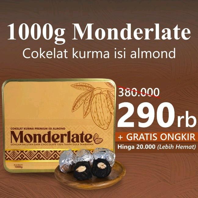 

Monderlate - Chocodates With Roasted Almond 1000G Raraa Ara