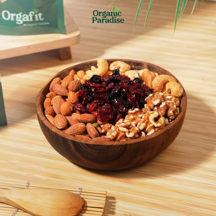 

Salted Mix Nut with Berries 1 KG / Kacang Mix Asin with Berries 1 Kg Organic Paradise