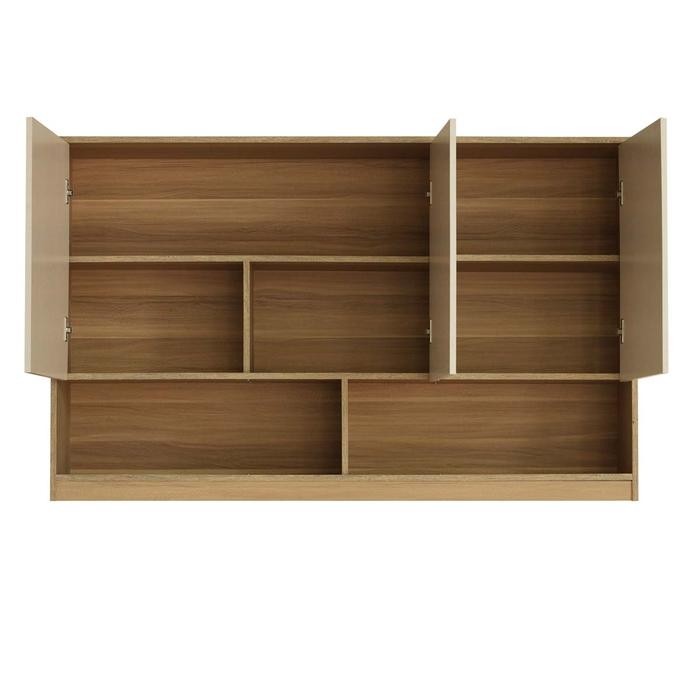 MIAMI Kitchen Set Kayu Rak Dapur Putih Kabinet Dapur Modern Minimalis Atas 3 Pintu