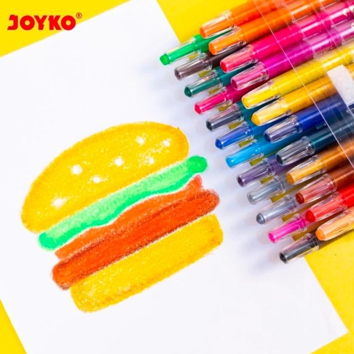 

Twist Crayons Krayon Putar Mini Joyko 24 Warna
