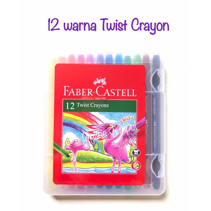 

Atk0790Fc 12 Warna Twist Crayon Faber Castell 520612 Krayon Putar