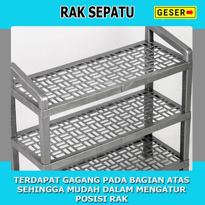 Rak Sepatu Sandal Cosmic Calista 4 Susun 5 Susun