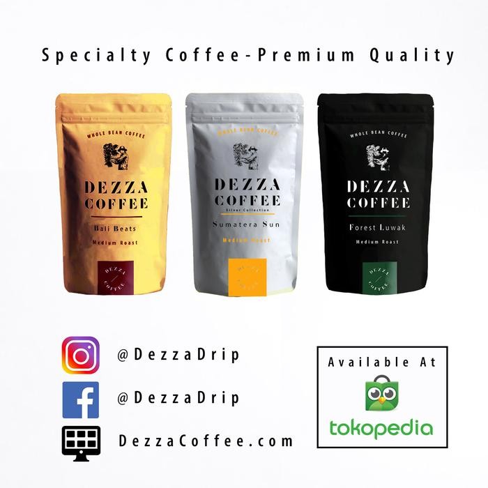 

Dezza Coffee, Bali Beats Arabica 250g Biji Kopi Specialty Coffee