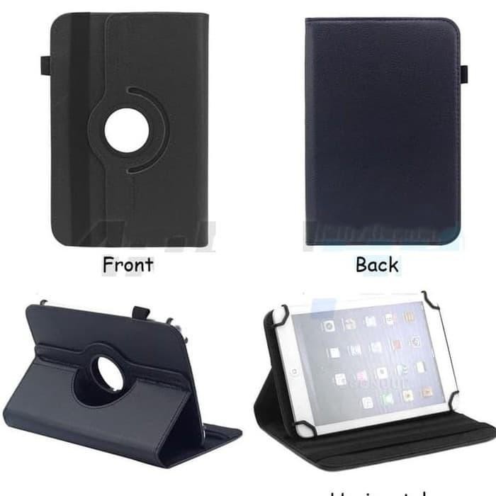 ADVAN VANDROID I10 TAB FLIP LEATHER CASE ROTARY CASING COVER KULIT