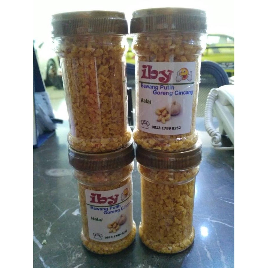 

promo bawang putih goreng cincang 500gr - premium