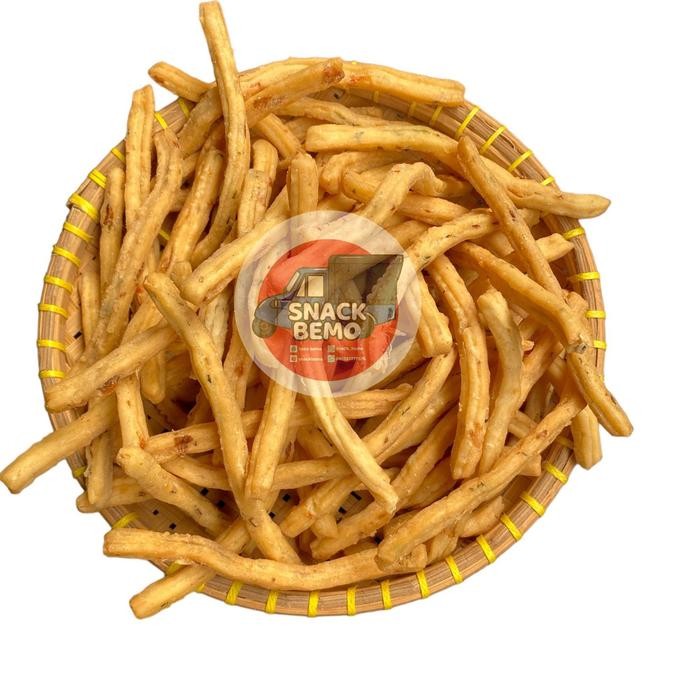 

promo stik bawang renyah 200gr - snack bawang goreng