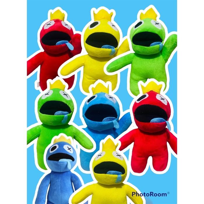 Pilihan- Boneka Roblox / Boneka Roblox Rainbow Friend / Boneka Rainbow Roblox Biru/ Mainan