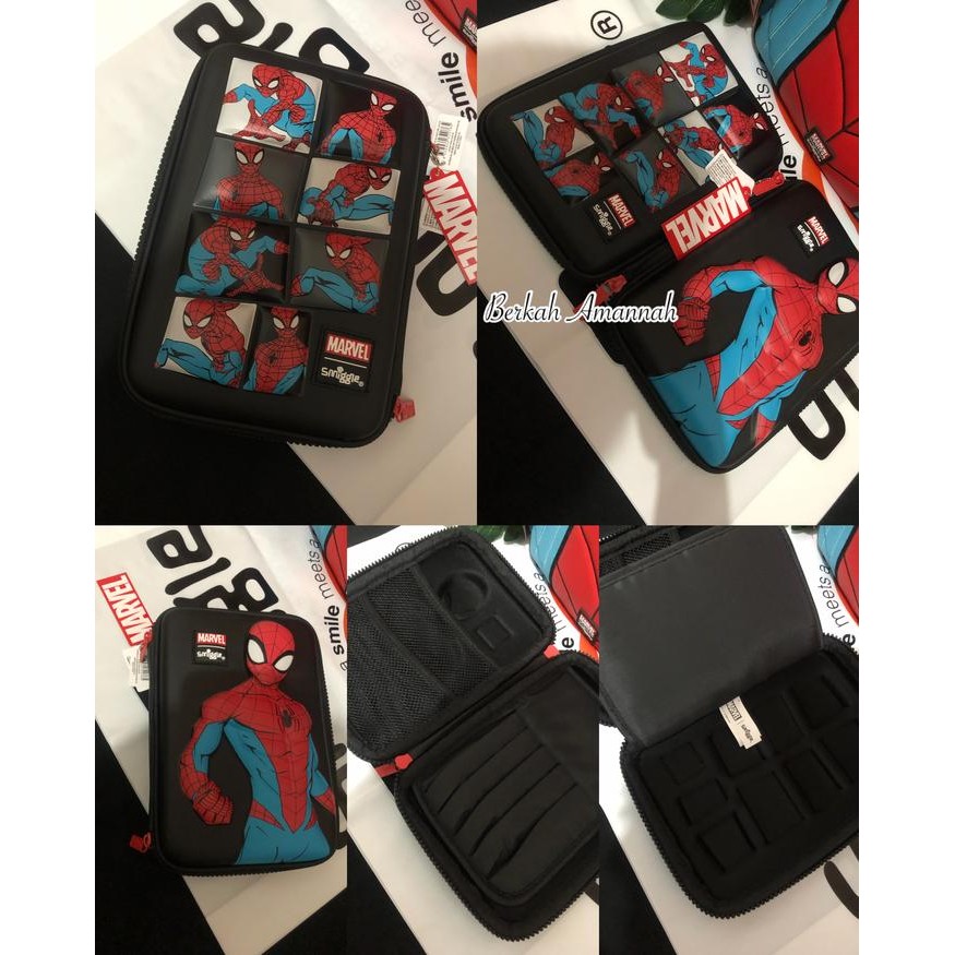 

Marvel Spider-Man Hardtop Pencil Case/Tempat Pensil Smiggle Ori