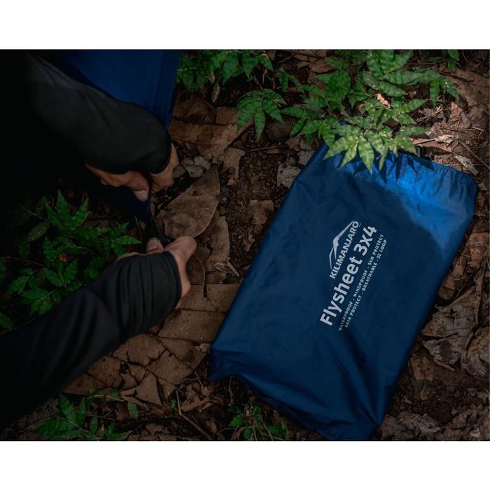 FLYSHEET 3X4 M KILIMANJARO Ultralight 19 Loop 19 Lubang Multifungsi