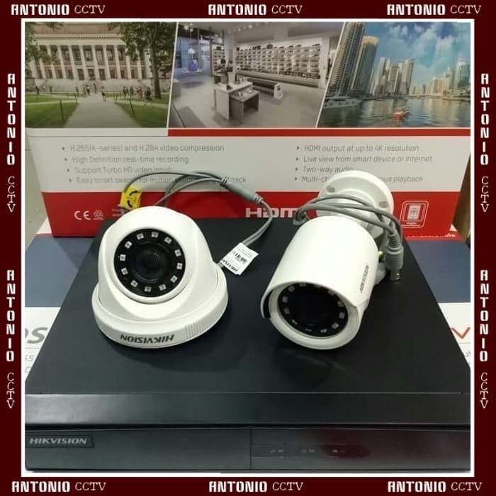 Paket CCTV HIKVISION 5mp 4Channal 2Camera