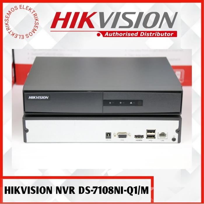 HIKVISION 7108NI-Q1/M NVR 8 CHANNEL HIKVISION GARANSI RESMI 2 TAHUN