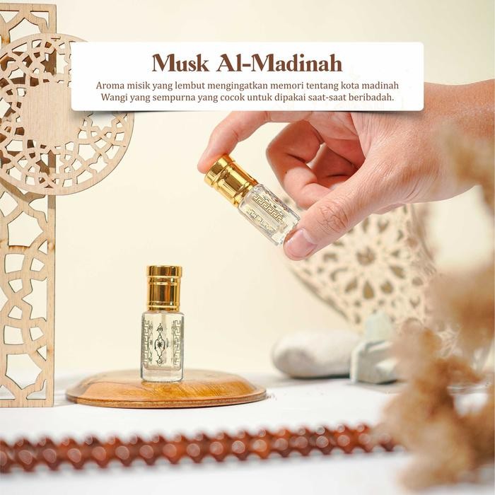 Parfum Arabian Premium Musk Al-Madinah - Parfume Misik Madina